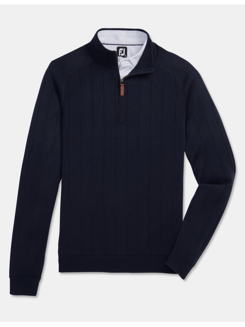 FootJoy Ribbed Mock-neck Half Zip Sweater in Navy NWOT XXL